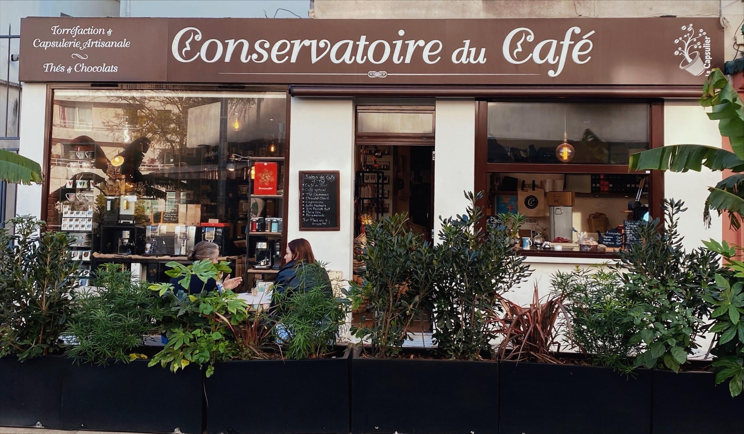 Façade du Conservatoire du Café, 11 rue Hoche à Issy-les-Moulineaux